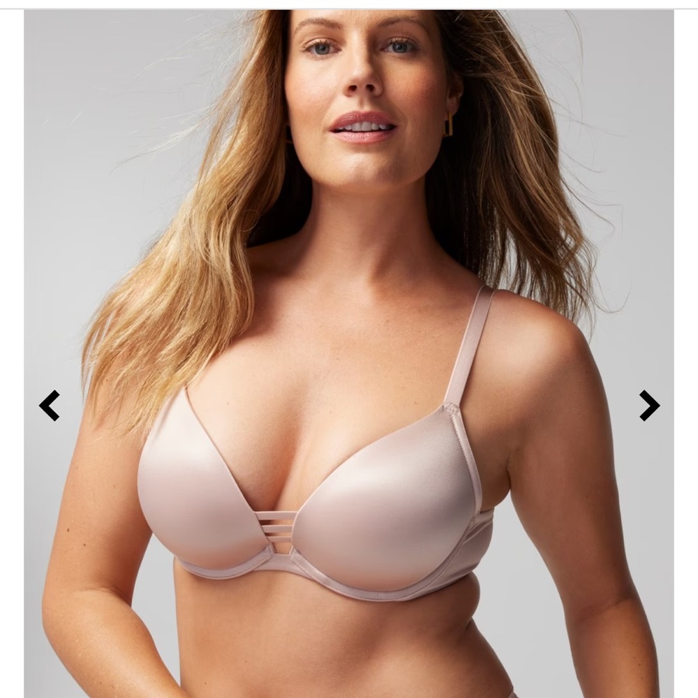 NWT Soma "Stunning Push Up Plunge Bra" in Adobe Rose, size 40D